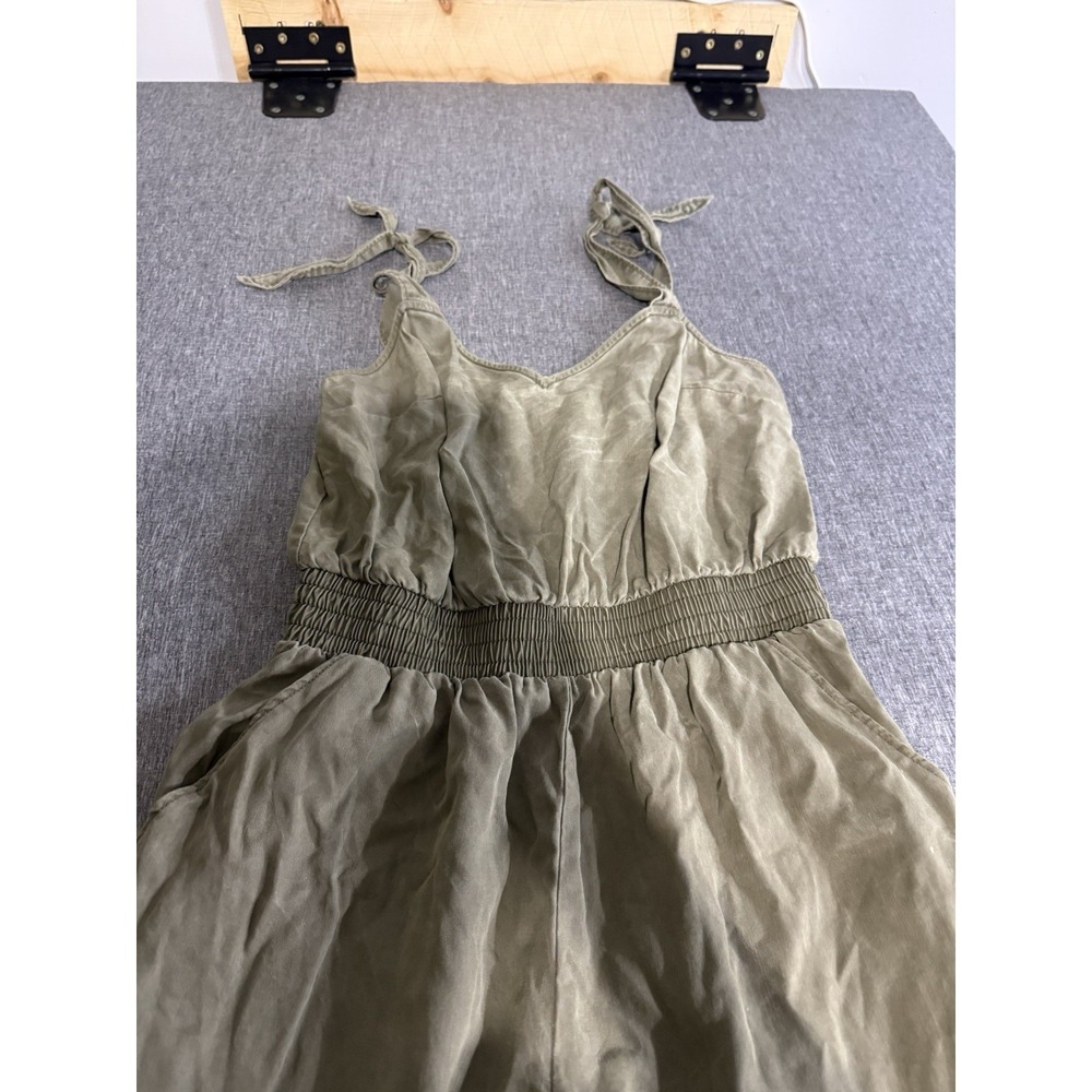 Express Women's Olive Green Jogger Jumpsuit Romper Sz S